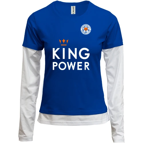 Женский лонгслив Комби Leicester City - Power King