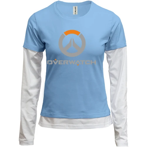 Женский лонгслив Комби Overwatch logo