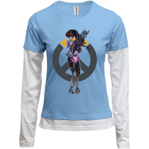 Женский лонгслив Комби Overwatch Widowmaker