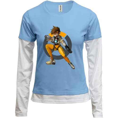 Женский лонгслив Комби Overwatch Tracer