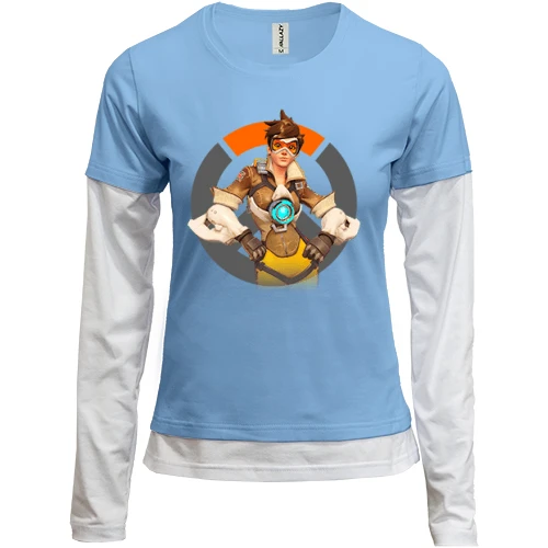 Женский лонгслив Комби Overwatch Tracer (2)
