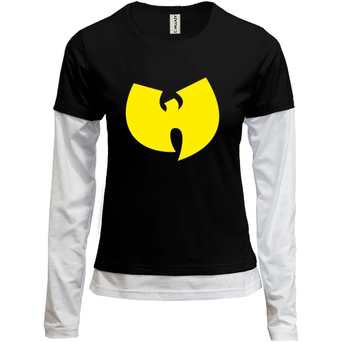 Женский лонгслив Комби, черный, Wu-tang clan