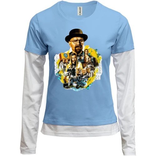Женский лонгслив Комби Breaking Bad (киногерои)