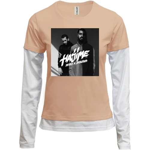 Женский лонгслив Комби "Hajime"