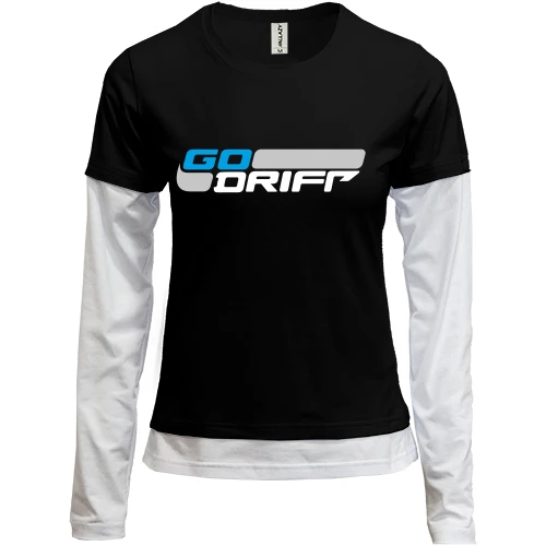 Женский лонгслив Комби Go drift