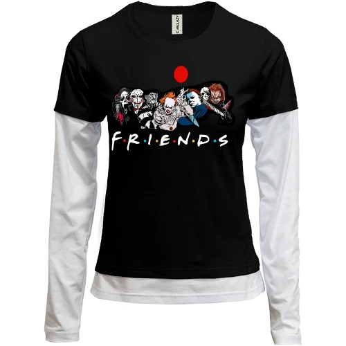 Женский лонгслив Комби "FRIENDS"