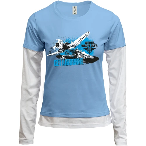 Женский лонгслив Комби World of Warplanes — Get Airborne