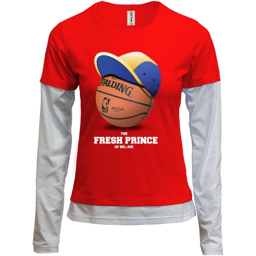 Женский лонгслив Комби "the fresh prince of bel air"