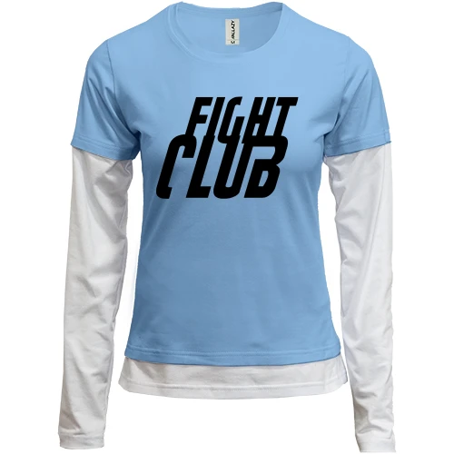 Женский лонгслив Комби Fight Club в спортивном стиле