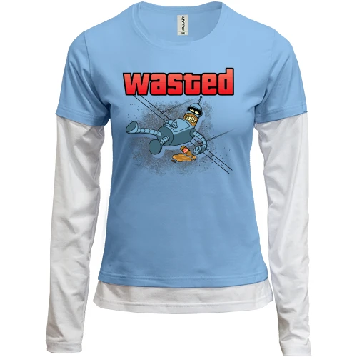 Женский лонгслив Комби "Bender: wasted"