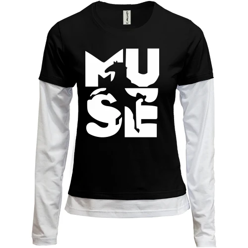 Женский лонгслив Комби Muse