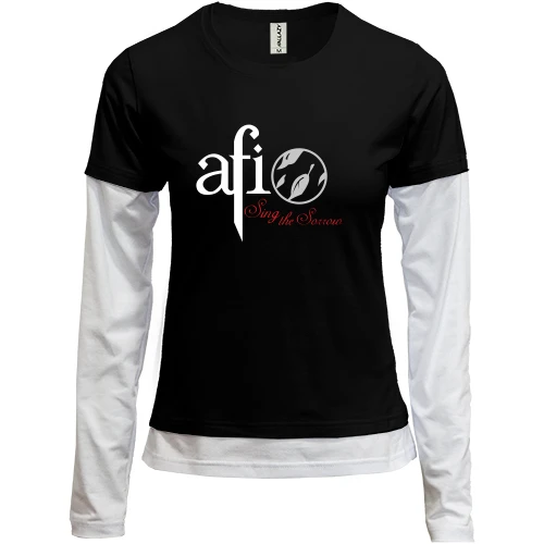Женский лонгслив Комби AFI 2