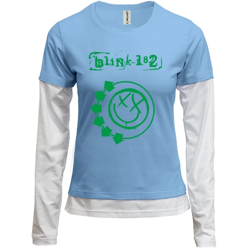 Женский лонгслив Комби Blink 182 smile