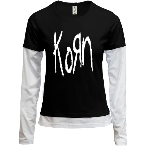 Женский лонгслив Комби Korn