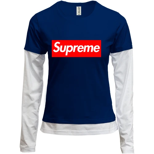 Женский лонгслив Комби Суприм (Supreme)