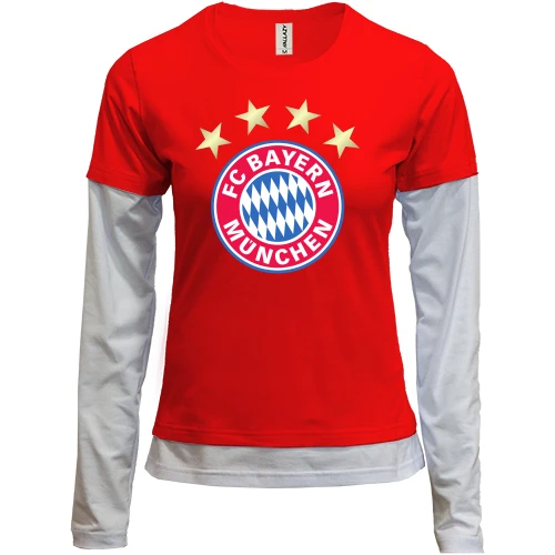 Женский лонгслив Комби FC Bayern