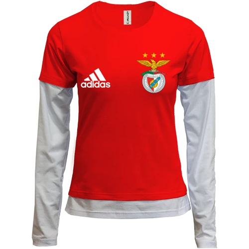 Женский лонгслив Комби FC Benfica (Бенфика) mini