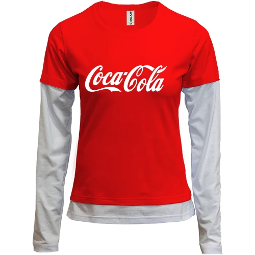 Жіночий лонгслів Комбі Coca-Cola
