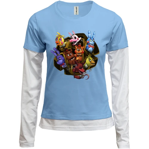 Женский лонгслив Комби Five Nights at Freddy’s (2)