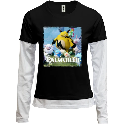 Женский лонгслив Комби Palworld палы