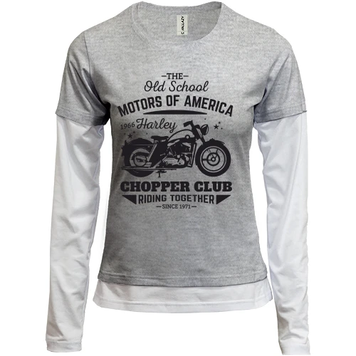 Женский лонгслив Комби Chopper Club