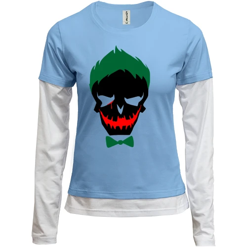 Женский лонгслив Комби Джокер (Suicide Squad)