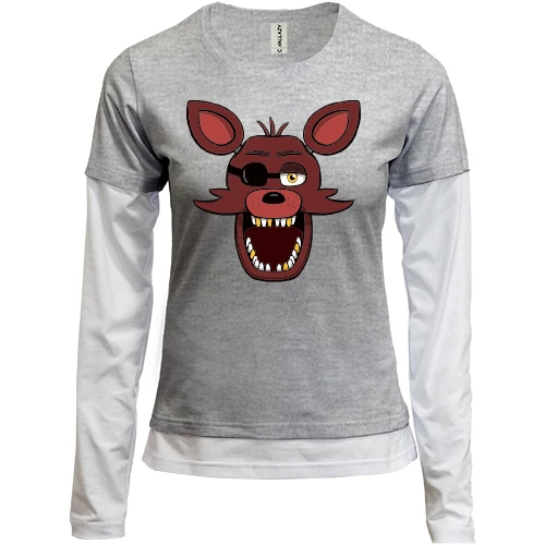 Женский лонгслив Комби Five Nights at Freddy’s - Фокси