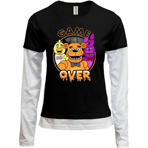 Женский лонгслив Комби Five Nights at Freddy’s Game Over (2)