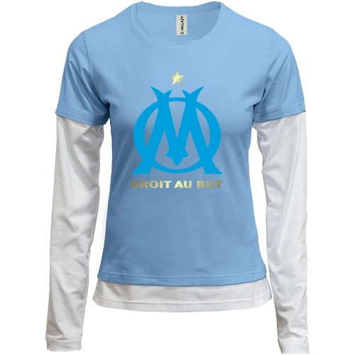 Женский лонгслив Комби Olimpic Marseille