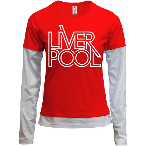 Женский лонгслив Комби LIVERPOOL