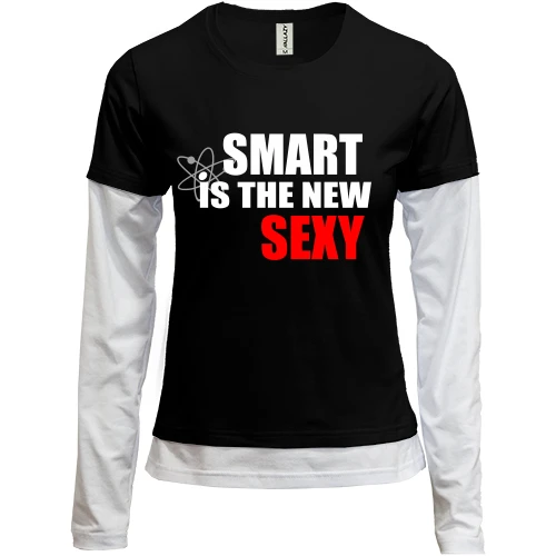 Женский лонгслив Комби Smart is the new sexy