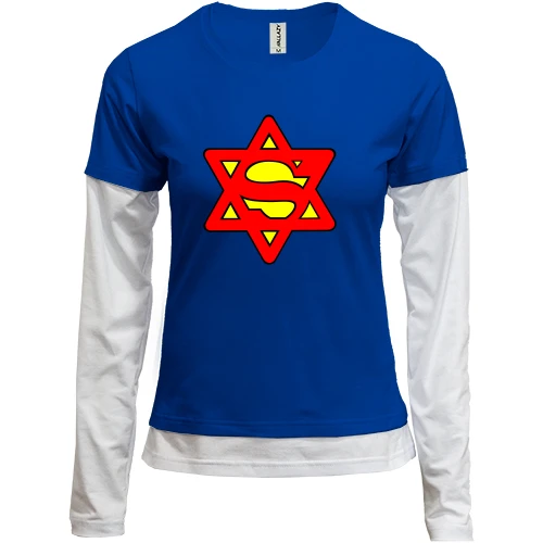 Женский лонгслив Комби Говарда Superjew