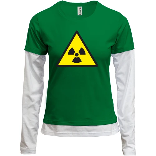Женский лонгслив Комби Леонарда Radioactive
