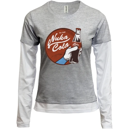 Женский лонгслив Комби Nuka-Cola (Fallout)