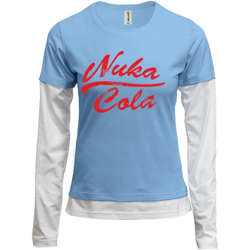 Женский лонгслив Комби Nuka-Cola logo