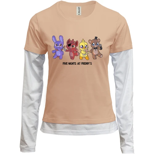 Женский лонгслив Комби FNAF Toys (2)