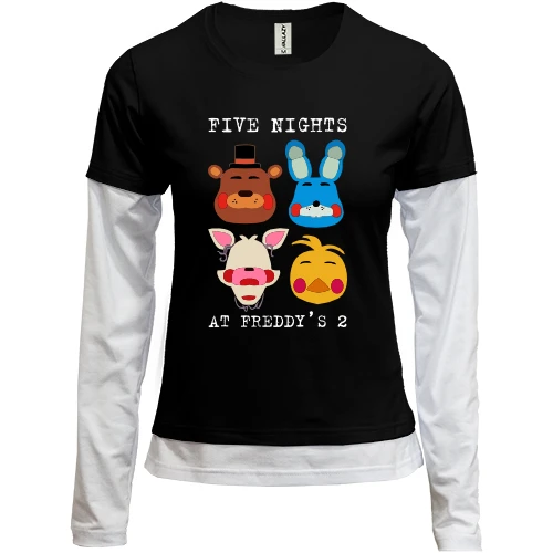 Женский лонгслив Комби FNAF 2