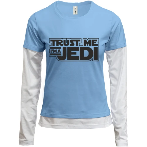Женский лонгслив Комби I m Jedi