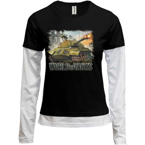 Женский лонгслив Комби WOT (World of Tanks)