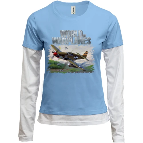 Женский лонгслив Комби World of Warplanes