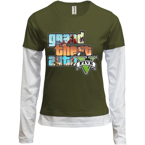 Женский лонгслив Комби Grand Theft Auto 5