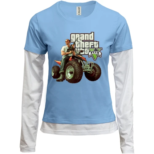 Женский лонгслив Комби Grand Theft Auto five