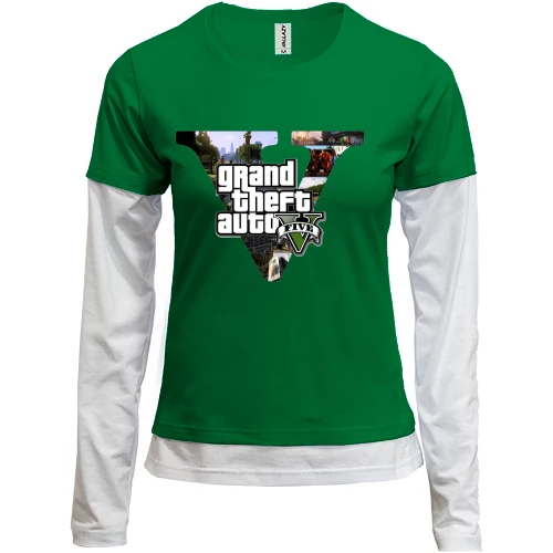 Женский лонгслив Комби Grand Theft Auto V