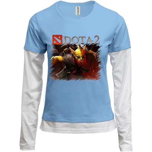 Женский лонгслив Комби DOTA 2 HD
