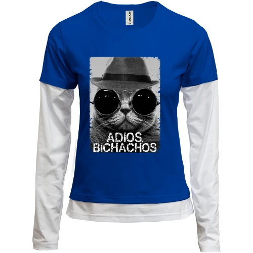 Женский лонгслив Комби Adios bichachos