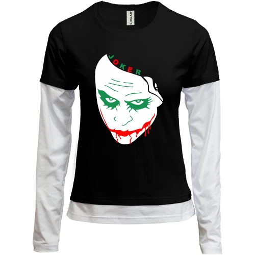 Женский лонгслив Комби Joker - Джокер