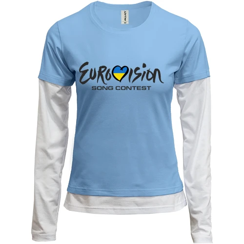Женский лонгслив Комби Eurovision (Евровидение)