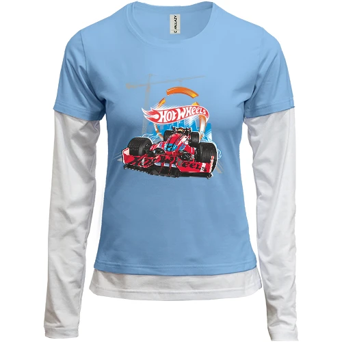 Женский лонгслив Комби Hot Wheels
