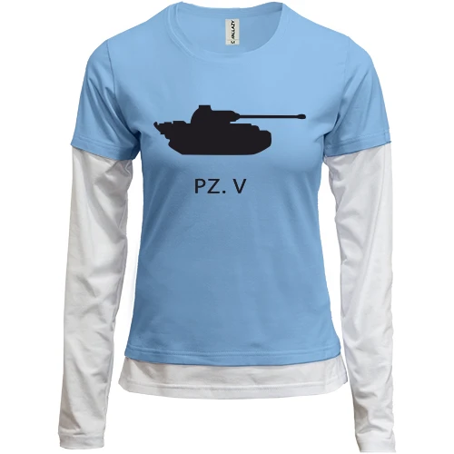 Женский лонгслив Комби PZ V 2