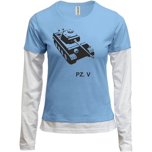 Женский лонгслив Комби PZ V